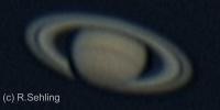 saturn with 3x barlow lense recorded on 2005 april 21th, observed in kleinfriesen / vogtland