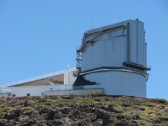 Das italienische Telescopio Nazionale Galileo mit 3,58m Spiegel.